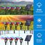 NATPOW Solarstrahler für Außen Garten, RGB Gartenstrahler Solar IP65 Wasserdicht Farbwechsel Gartenbeleuchtung Gartenlampe Dusk to Dawn Solar Gartenleuchte für Bäume Terrasse(4 in 1)