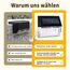 YOFIG Solarlampen für Außen, Wasserdichte Solarleuchten Garten Deko, Gartendeko 4 Stück Led Solar Gartenleuchten für Terrasse und Stufen, Solarleuchte mit 2 Modi-Warmweiß/Farbwechselnde