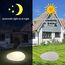 MALUX Solarlampen 3Stück Solarkugeln mit Fernbedienung Solarkugel Wasserdicht IP67 Solar kugeln für außen mit 8 Farben Automatisch Aufleuchten Garten Terrasse (D18CM)