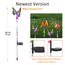 Solarlampen für Außen Garten,Solar Gartenleuchten Außen mit farbwechselnden Schmetterling Solargartenlichter IP65 Wasserdicht Solarleuchten für Pathway Yard Halloween Dekoratives,4 Stück