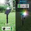 T-SUN Solarlampen für Außen Garten, 2 Stück LED Solar Gartenleuchten, Gartenleuchten Solar, Wasserdicht LED Solarlampe, Gartenlampe, Wegeleuchte, Spotbeleuchtung (Farbwechsel)