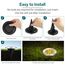 Caldarax 4 Stück Solar Bodenleuchten Aussen, 8 LEDs Solarlampen für Außen Garten, IP65 Wasserdicht Solarleuchten, Warmweiß Led Solar Gartenleuchten für Rasen, Gehweg, Auffahrt, Patio