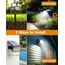 btfarm 4 Stück Solarstrahler für Außen Garten, 72 LED Solarlampen für Außen IP65 Wasserdicht Solar Strahler Gartenleuchten, Solarleuchten für Rasen Auffahrt Gehweg Patio Baum, Kaltweiß