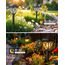 GIGALUMI Solarlampen für außen, 6 Stück LED Solar Gartenleuchten, solarbetriebene Lichter für Garten, Terrasse, Balkon, Landschaft, Gehweg, Pfad (Flackernde Flamme)