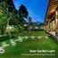 Caldarax 8 Stück Solar Bodenleuchten Aussen für Garten, 8 LEDs Solar Gartenleuchte IP65 Wasserdicht, LED Boden Solarleuchten Edelstahl für Garten Rasen Patio Gehweg Auffahrt(Kaltweiß)