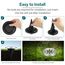 Caldarax 8 Stück Solar Bodenleuchten Aussen für Garten, 8 LEDs Solar Gartenleuchte IP65 Wasserdicht, LED Boden Solarleuchten Edelstahl für Garten Rasen Patio Gehweg Auffahrt(Kaltweiß)