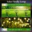 Caldarax 2 Stück Firefly Solarlampen für Außen Garten, 10LED Solar Glühwürmchen Warmweiß, IP65 Wasserdicht, 2 Modi Firefly Solar Licht, Swinging Garten Lichter Dekorative für Fußweg, Yard, Patio