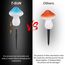 T-SUN 6 LED Solar Pilze Lichterkette Aussen Solarlampen für Außen Garten Pilz Lampe Gartendeko für Draußen IP65 Wasserdicht, 8 Lichtmodi für Gärten, Innenhöfe, Rasenflächen, Terrassen Warmweiß