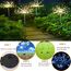 eaaerr Solarleuchten Garten Deko, 2 Stück 120LED Solar Feuerwerk Licht 40 Kupferdrähte DIY Wasserdicht Gartenstecker Solarlampen für Außen, Balkonkasten, Wege Deko (Mehrfarbig)