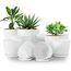 Utopia Home - Blumentöpfe für den Innenbereich mit Drainage - 7/6,6/6/5,3/4,8 Zoll Home Decor Blumentöpfe für den Innenbereich - Kunststoff-Pflanzgefäße für Zimmerpflanzen, Kakteen, Sukkulenten Topf