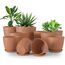 Utopia Home 10er-Pack Blumentopf 18/17/15/13/12 cm Übertopf mit Untertasse Für Küche, Balkon Blumentöpfe mit Untertasse Gartenpflanzen, Baumschule Blumentopf für Zimmerpflanzen Terrakotta.