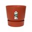 Elho Greenville Rund 40 - Blumentopf - Brique - Draußen - Ø 39 x H 36.8 cm