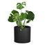 Fox&Fern Übertopf XL - Blumentopf Gross inkl. Wasserabfluss - Blumentopf hoch 34cm - Übertöpfe für Zimmerpflanzen - 38cm Durchmesser - Pflanzentöpfe groß - Plant Pot - schwarz