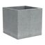 Scheurich C-Cube, Pflanzgefäß aus Kunststoff, Stony Grey, 30 cm lang, 30 cm breit, 28 cm hoch, 18 l Vol.