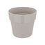 elho B.for Original Rund 22 - Blumentopf für Innen - Ø 22.0 x H 20.3 cm - Grau/Warmes Grau