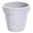 rg-vertrieb Blumentopf Blumenkübel Rund Pflanzkübel Pflanztopf Übertopf Lofly Größen & Farben wählbar Kunststoff Frostfest & UV-Beständig (500 Weiß)
