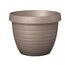 Scheurich Country Star, Pflanzgefäß aus Kunststoff, Living Taupe, 25 cm Durchmesser, 18,6 cm hoch, 5 l Vol.