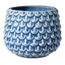 Bloomingville Pinecone Blumentopf, dekorativ, Farbe für den Innenbereich, Retro-Stil, kreativ, S (9,5 cm Ø), Blau, Keramik