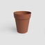 Artevasi Capri-Topf High, Hoher runder Kunststofftopf, 56cm, Farbe: Terrakotta