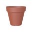 Artevasi Capri-Topf, Runder Plastiktopf, 35cm, Farbe: Terrakotta