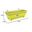 Elho Barcelona Allin1 50 - Planter - Lime Green - Outdoor & Balcony - L 50 x W 28.6 x H 21.4 cm