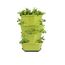 GUSTA GARDEN Paul Potato Starter Kartoffelturm - stapelbar - Hochbeet/Pflanzgefäß/Blumentopf für Balkon, Garten und Terrasse (4 Etagen, Grün) inkl. Untersetzer