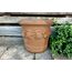 Teramico Blumentopf Pflanzgefäß Übertopf Terracotta FROSTFEST QUALITÄTSWARE Conca Limoni (30cm)