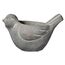 Classic Home and Garden Cement Buddies Vogel-Pflanzgefäß für drinnen und draußen, Grau, groß, 22,9 cm