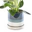 CHIVE "Minute" Keramik Sukkulenten Pflanzgef��e � 12,7 cm Indoor Kaktus & Blumenbeh�lter T�pfe mit Drainage & abnehmbarer Untertasse � Gr�n Blau