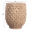 Creative Co-Op Sandstein Hobnail, Used-Look Pflanztopf, 20,3 cm L x 20,3 cm B x 22,9 cm H, Beige