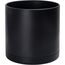 D'vine Dev 40,6 cm schwarzer Kunststoff-Pflanztopf für Blumentopf mit Drainageloch und nahtlosen Untersetzern, 74-X-B-5