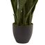 Nearly Natural, Green 4855 Sansevieria Pflanzgefäß, 88,9 cm, Schwarz