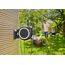 GARDENA Wand-Schlauchbox RollUp M-L (weiß) 25 m, flexible Bewässerung für mittelgroße bis große Gärten, Schwenkbare Schlauchbox, inklusive 25 m Gardena Qualitätschlauch und Montagehilfe (18622-60)