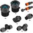 Gardena Sprinklersystem Start-Set Pipeline: Komplettset für den Einstieg in das Pipeline-System, Wasserentnahme rund um Haus und Garten, unterirdische Montage (08270-20) - blau/orange