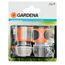 Gardena Schlauchverbinder-Satz 13 mm (1/2 Zoll) und 15 mm (5/8 Zoll) (18279-20) (Packung mit 2)