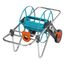 Gardena Metall Schlauchwagen 100: Stabile, beschichtete Schlauchtrommel, abgewinkelter Schlauchanschluss, Nachtropfstopp, Max. 100 m 1/2 Zoll, 80 m 5/8 Zoll, 50 m 3/4 Zoll, 25 m 1 Zoll (2674-20)