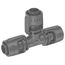 Gardena Micro-Drip-System T-Stück 13 mm (1/2 Zoll): Verbindungsstück für 13 mm Verlegerohre, T-förmige Abzweigung, automatische Bewässerung, wiederverwendbar (13201-20)