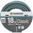 Gardena Classic Schlauch Aktion 13 mm (1/2 Zoll), 18 m: Universeller Gartenschlauch aus robustem Kreuzgewebe, 22 bar Berstdruck, UV-beständig, ohne Systemteile (18001-20) grau 18m ohne systemteile