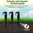 GARDENIX 100 Stück AquaPEG Gartenschlauch Anker Boden Erdspiess Befestigungsanker für Tropfschlauch Perlschlauch Steckgabel