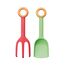 Fiskars Kinder-Blumenkelle und Kinder-Pflanzgabel, 2-in-1-Set, Länge: 24 cm, Glasfaserverstärkter Kunststoff, Grün/Orange und Rot/Orange, MyFirst Fiskars, 1062471