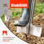 SHW FIRE | Spaten für Harte, steinige Böden - 95cm Eschenstiel mit T-Griff, Geschärftes Spatenblatt mit Trittkante - Robuster Gartenspaten für BAU und Hof - Spaten mit Stiel | Made in Germany