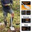 Fiskars Teleskop-Spaten für schwere, steinige Böden, Spitz, Länge: 111 - 130 cm, Verstärktes Borstahl-Blatt, Schwarz/Orange, Xact, 1066732