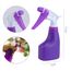 Coolty Gartengeräte Set, 10 Stück Gartenhandwerkzeuge mit lila Blumendruck Ergonomischer Griff Schaufel Spaten Rechen Egge Kelle Gartenschere Sprayer mit Tragetasche Gartengeschenke