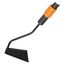 Fiskars Schuffel, Gerätekopf, Breite: 13 cm, Stahl, Schwarz/Orange, QuikFit, 1000682
