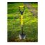 Spear Head Spade Kleine Gartenschaufel mit D-Griff und gepolstertem Griff, Fiberglasgriff mit Karbon-Mangan-Stahlklinge, preisgekrönter Spaten, 76,2 cm Mini-Griff, Gelb
