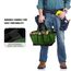 Housolution Garten Werkzeugtasche, Deluxe Garten Werkzeug Aufbewahrungstasche und Gartengerätetasche mit Kleinen Taschen, Verschleißfest und Wiederverwendbar, 12 Zoll, Dunkelgrün