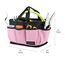 Housolution Garten Werkzeugtasche, Deluxe Garten Werkzeug Aufbewahrungstasche und Gartengerätetasche mit Kleinen Taschen, Verschleißfest und Wiederverwendbar, 14 Zoll, Rosa