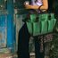 YGYQZ Tasche für Gartenwerkzeug - Wasserdicht Oxford Garten Werkzeug Aufbewahrungstasche mit 9 Kleinen Taschen, Mehrzweck Garten Werkzeug Tasche, Werkzeugtasche, Grün