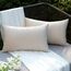 EMEMA Kissenbezug Outdoor Wasserdicht Sofakissen Wasserfest Dekokissen Kissenbezüge Dekorativ Kissen Kissenhülle aus Polyster für Garten Sofa Wohnzimmer Bett 2er Set 30x50 cm Beige