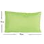 JACK Outdoor Lounge Kissen 30x50cm Dekokissen inkl. Füllung Wasserfest Sitzkissen Garten Stuhl Lotus Effekt, Farbe:Grün
